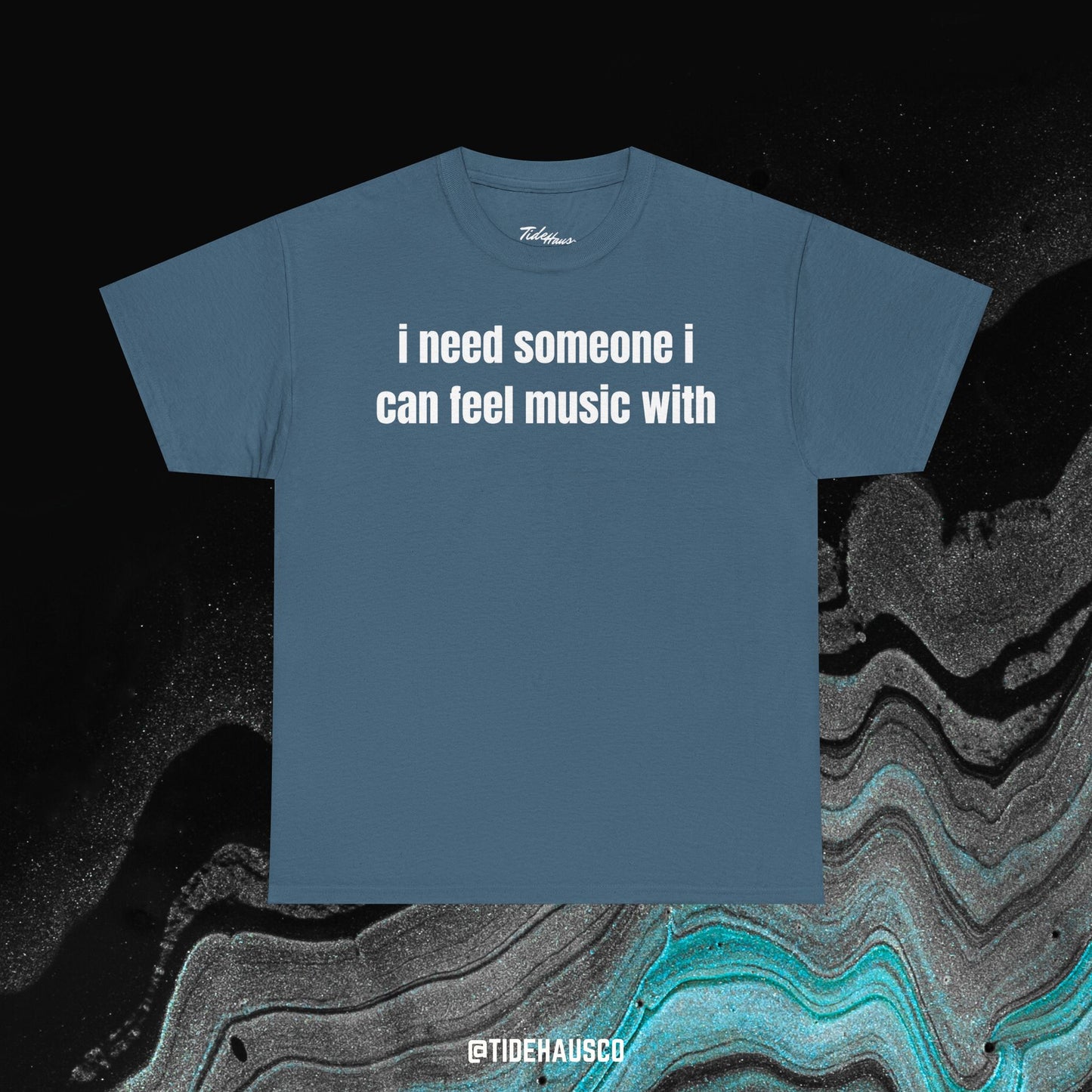 Feel Music With You Tee – Soft Emotional Aesthetic T-Shirt | Unisex Minimal Streetwear