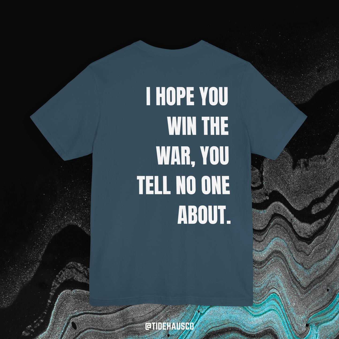 Silent War – Graphic T-Shirt | Emotional Inner Strength Quote Tee